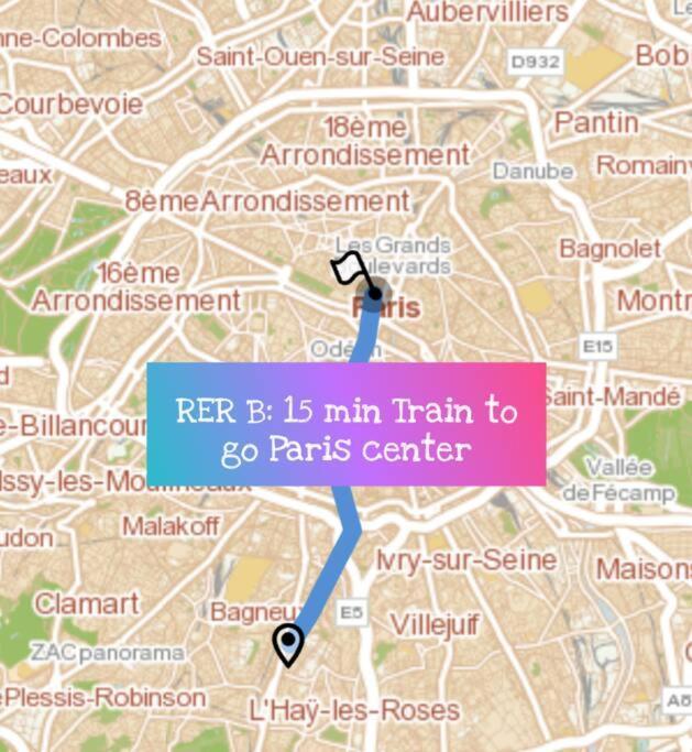 "Spacieux Et Lumineux" Proche Paris Cachan Buitenkant foto